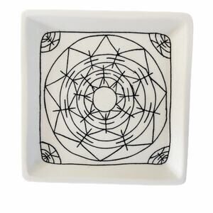 Akito Katsumura Handmade in Japan Bisque 5.75” Square Tray